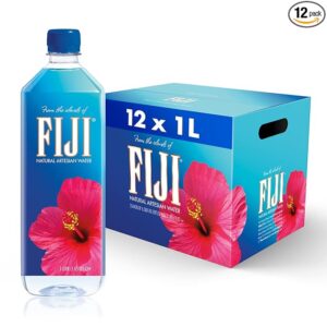 12 Pack FIJI Bottled Water 1Liter