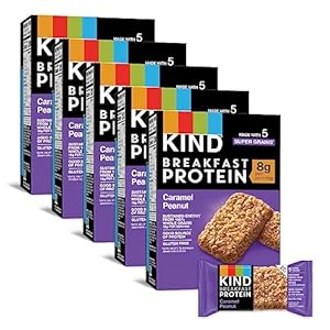 KIND Caramel Peanut Breakfast Protein Bars