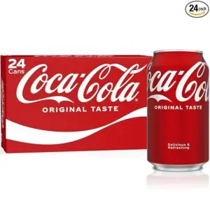 24 Pack Coca-Cola, 12 oz cans