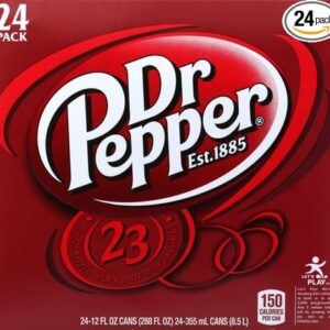 24-pack Dr. Pepper 12 oz cans