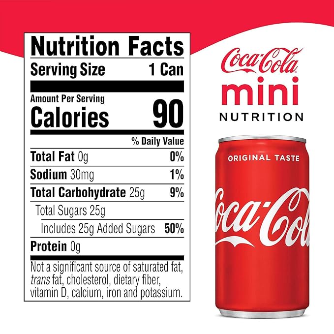 30-pack 7.5 oz cans Coke Minis 7.5 oz cans - Image 3