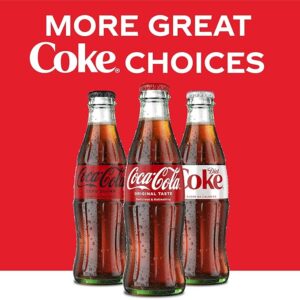 6-Pack Coca-Cola 8 oz Glass Bottles