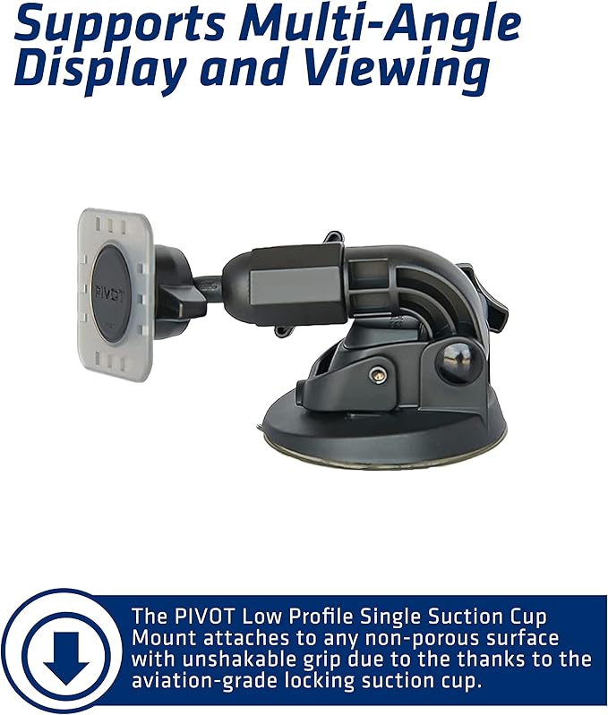 PIVOT Low Profile Single Suction Cup Mount - Image 4