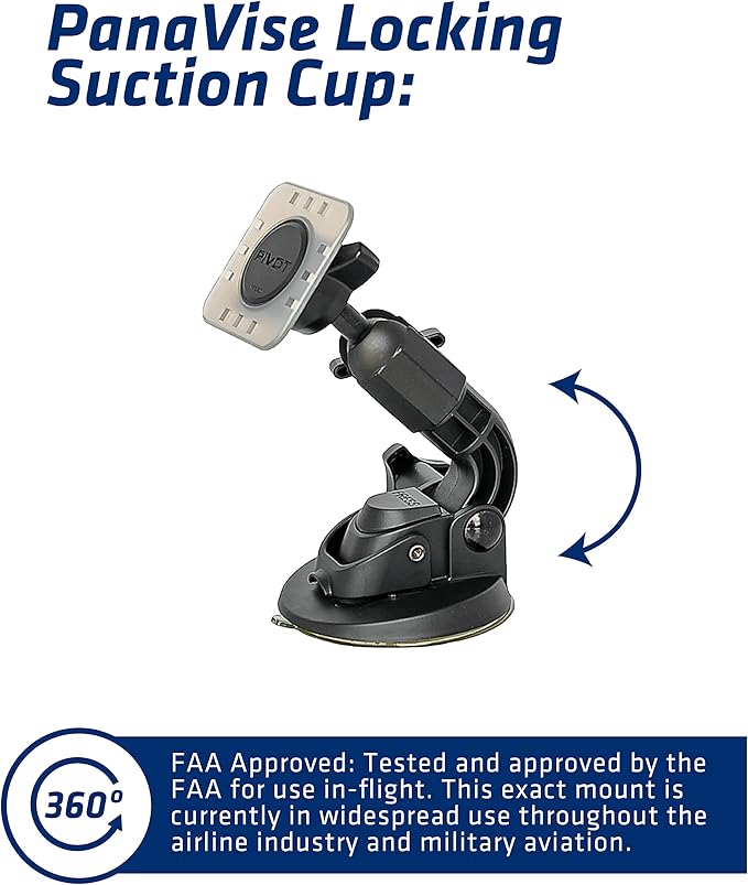 PIVOT Low Profile Single Suction Cup Mount - Image 3