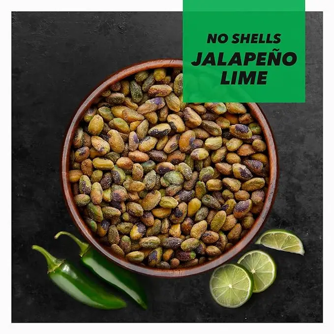 14 Pack Wonderful Pistachios No Shells, Jalapeño Lime - Image 3