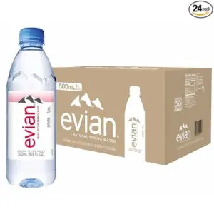 24 Pack Evian Bottled Water 500 ml