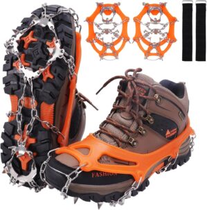WIN.MAX Crampons for Shoes, Tractio...