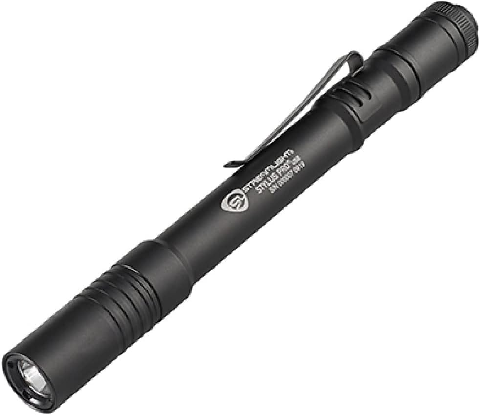 Streamlight 66134 Stylus Pro USB 350-Lumen Rechargeable White LED Pen Light for Inspectors, Law Enforcement, and Everyday Use with USB Cable, and Nylon Holster, Black - Image 2