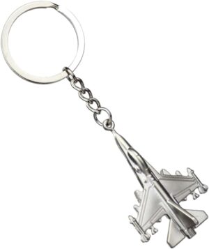 ODETOJOY Silver Metal Fighter Jet K...