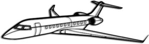 Private Jet Aircraft Metal Wall Art...