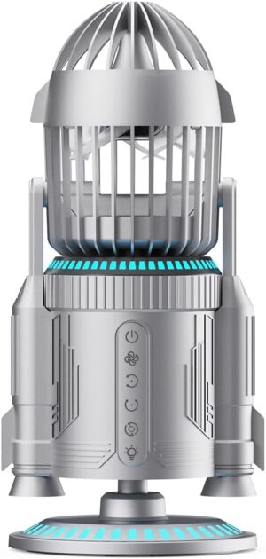 Rocket Desk Fan with Mist Humidifie...
