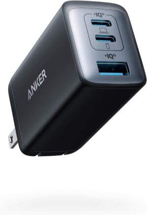 Anker Phone Charger, 65W 3-Port Fas...