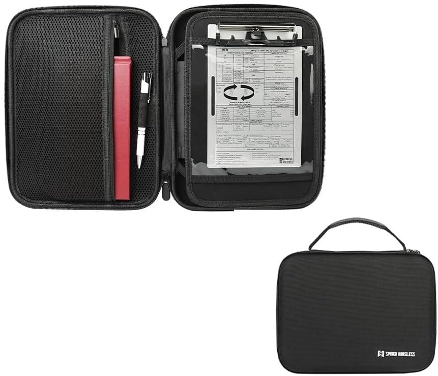 Pilot Ipad Kneeboard, Includes Aluminum Clipboard. Fits iPad Pro 9.7", 10.5", 11", iPad and iPad Air 1/2/3/4/5/6, and Any Other 9"-11" Tablets