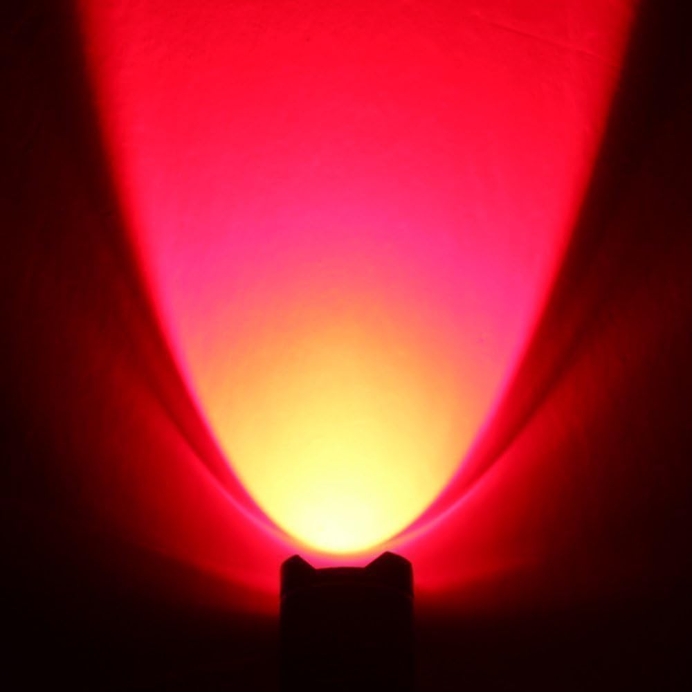 3 Pack Red LED Flashlight Single Mode Red Light Flashlight One Mode Zoomable Night Light Torch for Astronomy Aviation and Night Observation - Image 8