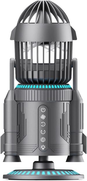 Rocket Desk Fan with Mist Humidifie...