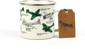 Gift Republic Aeroplane Enamel Mug ...