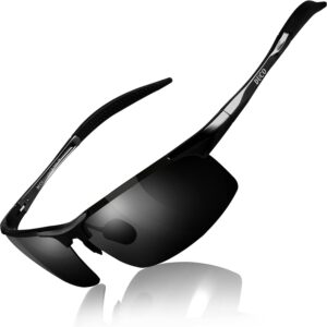 DUCO Mens Sports Polarized Sunglass...