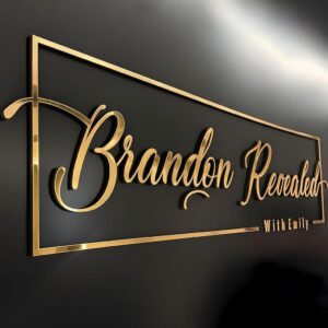 Large Custom Acrylic Signs for Busi...