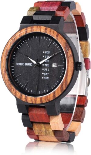BOBO BIRD Wood Watches Colorful Woo...