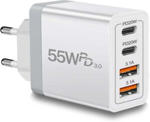 European Travel Plug Adapter USB C,...