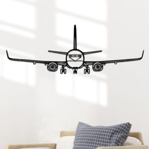 Rajukit Airplane Metal Wall Art–M...