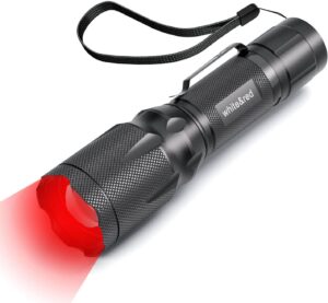 Upgraded Red Flashlight, Bright Whi...