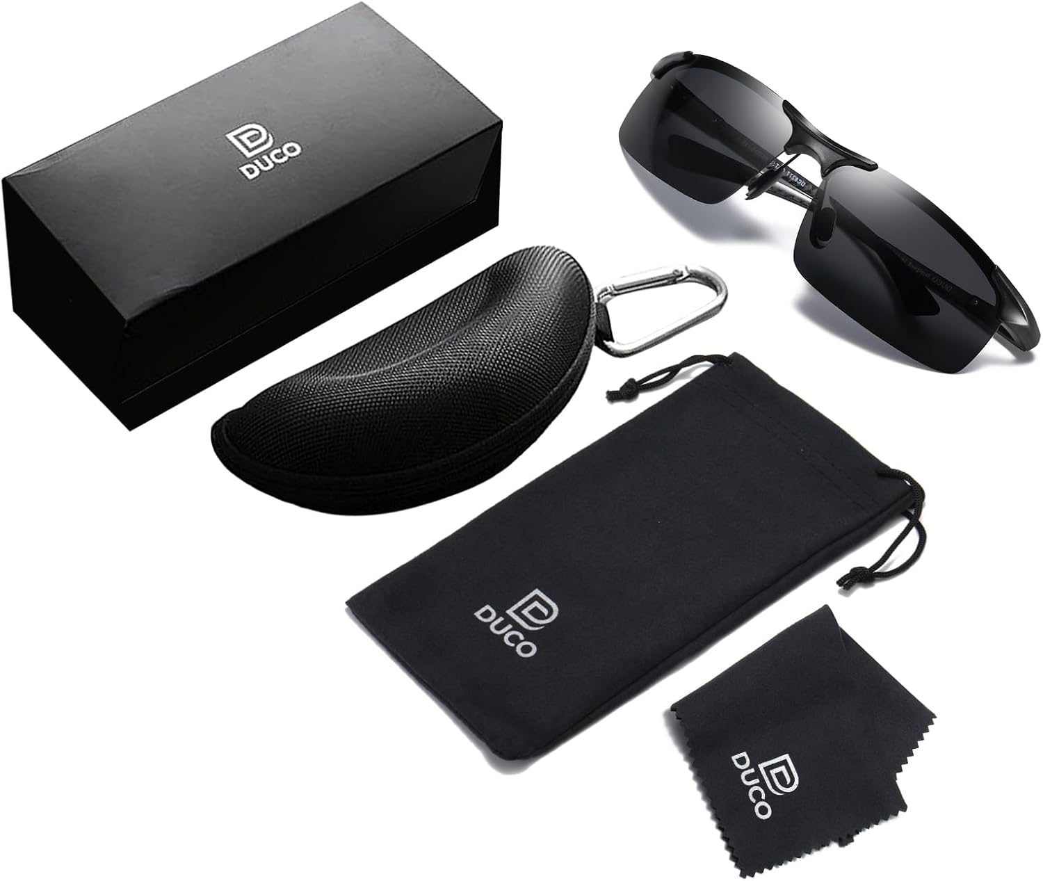 DUCO Polarized Sunglasses Mens Ultralight Carbon Fiber Sun Glasses for Men Driving Sports Fishing UV400 Protection DC8277 - Image 5