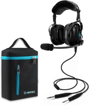 AIRVOICE Pilot Headset with Passive...