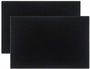 Tebery 2 Pack Black Bar Mat, 18R...