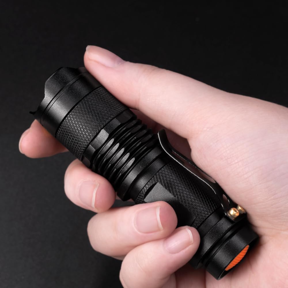 3 Pack Red LED Flashlight Single Mode Red Light Flashlight One Mode Zoomable Night Light Torch for Astronomy Aviation and Night Observation - Image 2