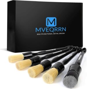 MVEQRRN 5pcs Car Detailing Brush Se...