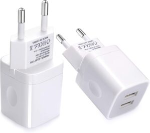 European Wall Charger, Vifigen 2-Pa...