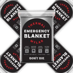 DON’T DIE Emergency Blanket &...