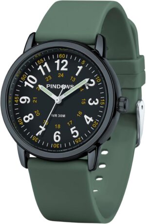 PINDOWS Women Analog Quartz Wrist W...