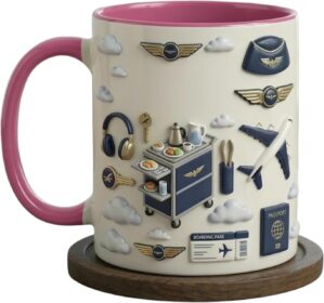 Personalized Flight Attendant Mug 1...