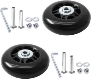 2pcs 70 x 24mm Luggage Wheels Repla...