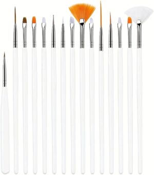 15 Pack fine Detail Paint Brush Set...