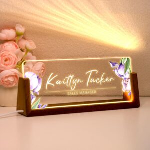 Desk Name Plate Personalized, Custo...