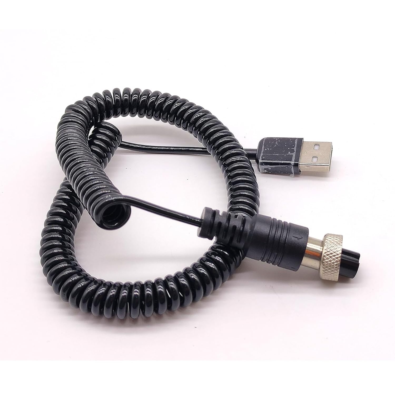 GX12 Female 4 Pin Aviation Plug to USB2.0 Type-A Male Cable 3 Meter - Image 4