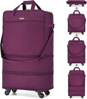 Hanke Suitcases with Wheels Expanda...