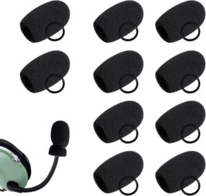 10Pack Aviation Muff Headphone Micr...