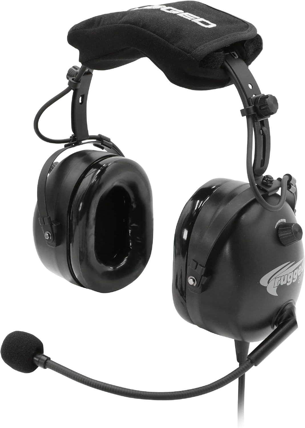 Rugged Radios RA210-BT Bluetooth Aviation Headset for Student Pilots, Flight Schools, Instructors, and Private Pilots – Noise Reduction, Clear Audio, Dual GA Plugs Fixed Wing Aircraft