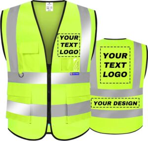 BeautyWill Custom Safety Vest logo ...