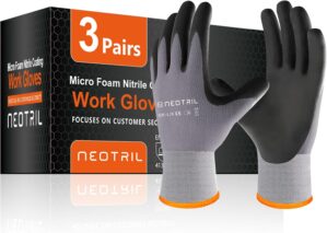 NEOTRIL Safety Work Gloves MicroFoa...
