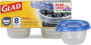 Glad GladWare Mini Round Food Stora...