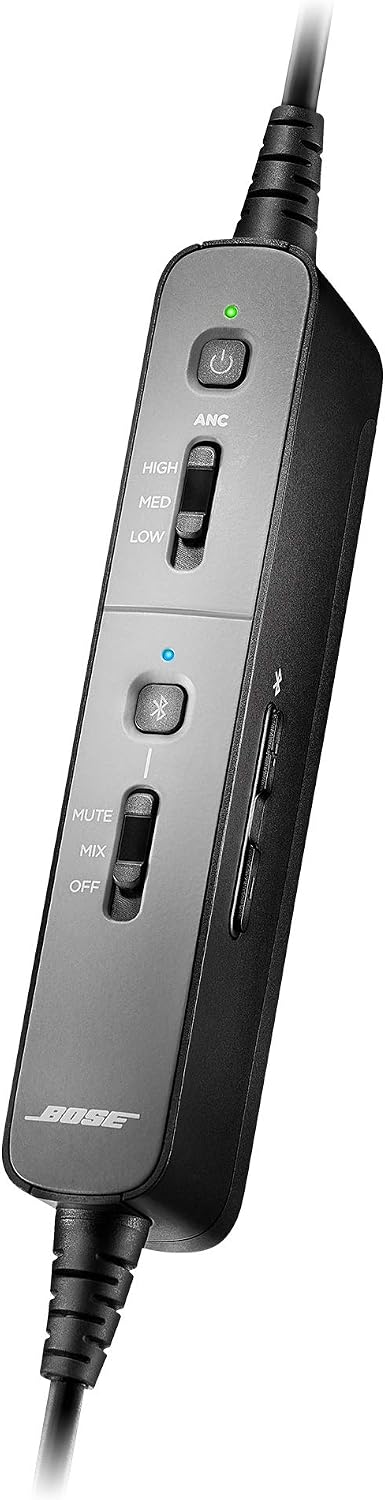 Bose Proflight Series 2 Aviation Headset with Bluetooth Connectivity, Dual Plug Cable, Black - Image 5