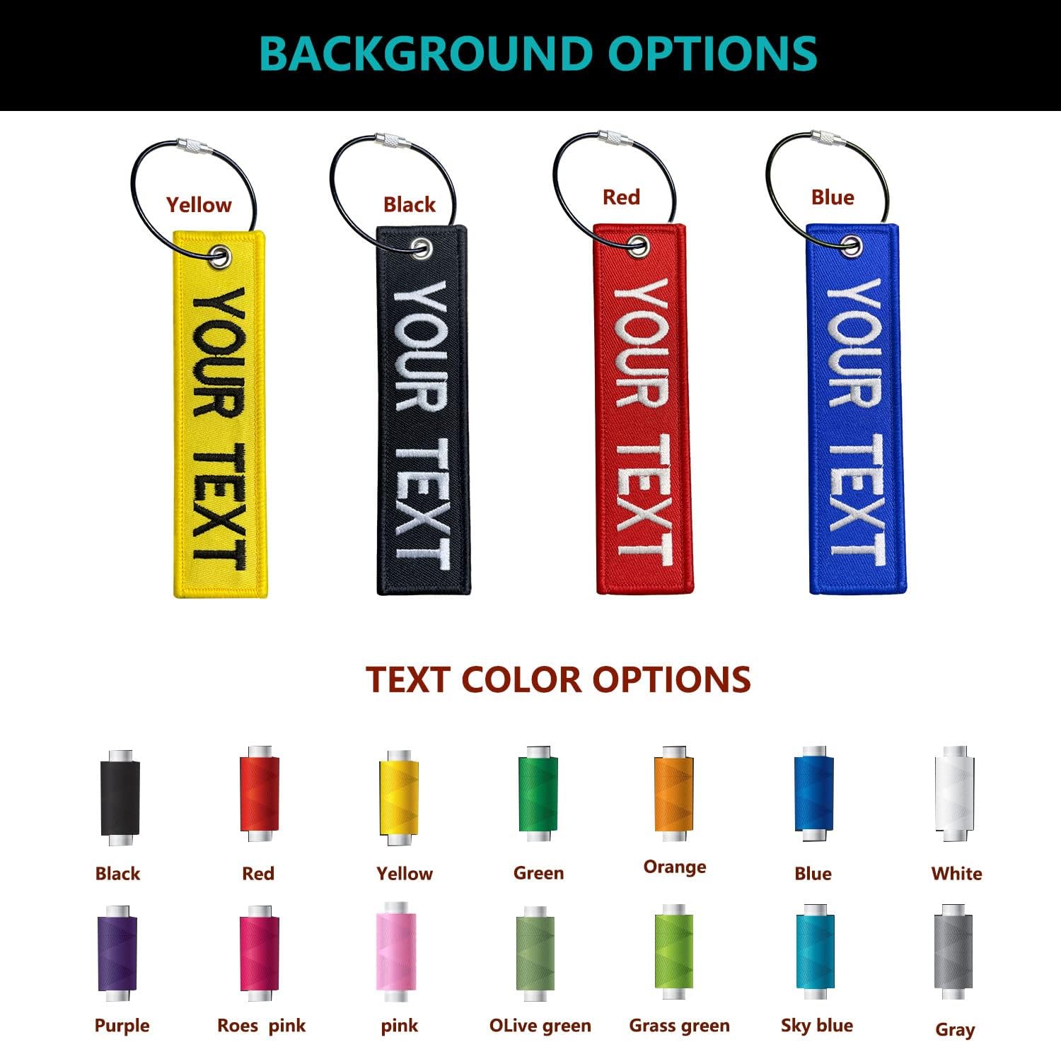 silkmilk Custom Personalized Luggage Tag Name ID Suitcase Labels with Stainless Steel Loop for Luggage,Crate,Belt,Key for Men Women Kids Girls Travel - Image 3