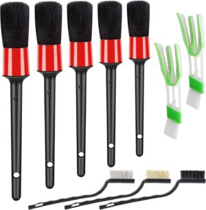 HMPLL 10pcs Auto Car Detailing Brus...