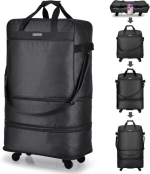 Hanke Suitcases with Wheels Expanda...