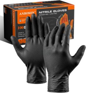 ANBOSON 10mil Heavy Duty Nitrile Gl...
